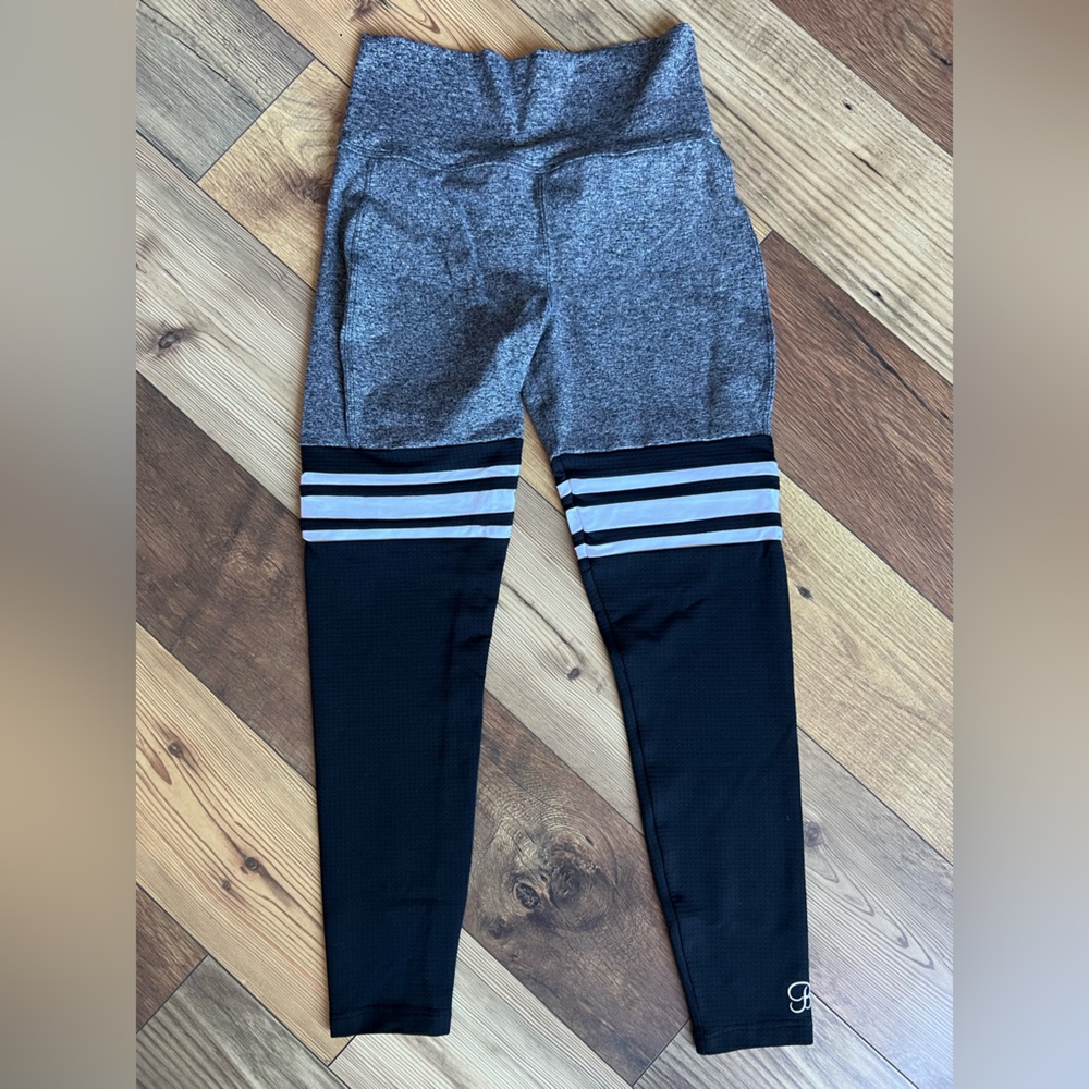Bombshell Sportswear Black and Gray Leggings